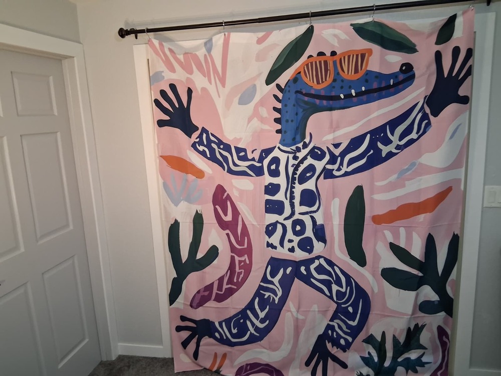 Cool Alligator Shower Curtain